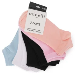 7 paires de socquettes rafika t 36/38 - 39/41 Femme Femme Chaussettes