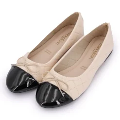 Outlet Ballerine matelassée Femme Femme Ballerines, Slippers