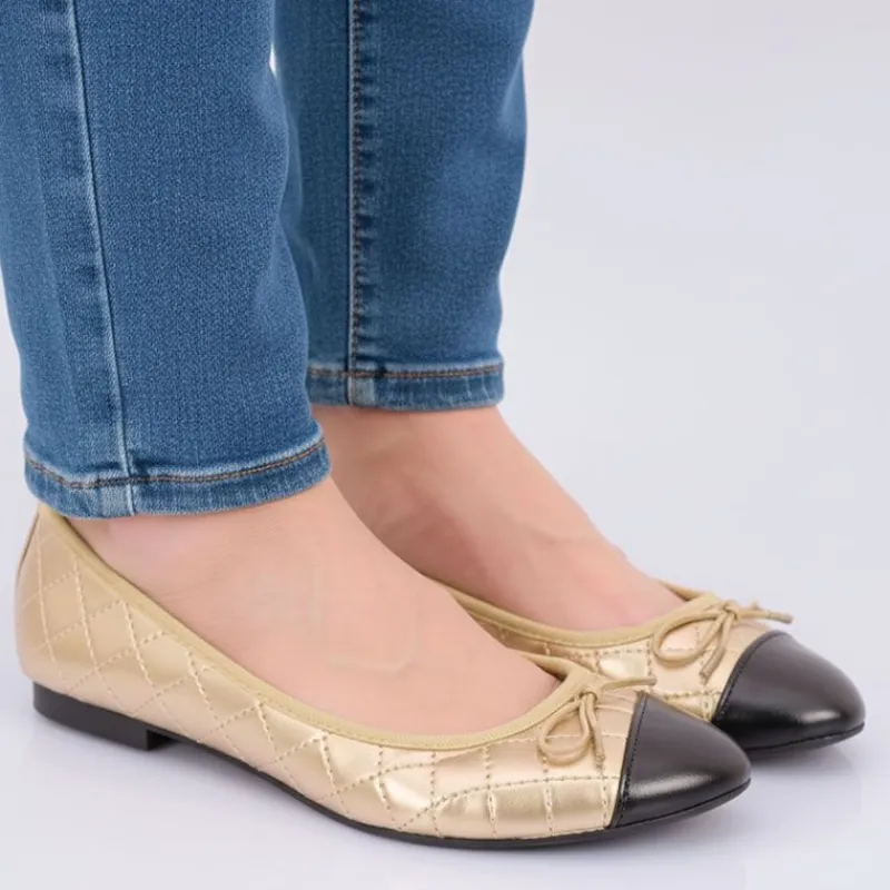 Hot Ballerine matelassée Femme Femme Ballerines, Slippers