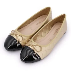 Hot Ballerine matelassée Femme Femme Ballerines, Slippers