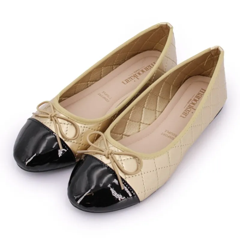 Hot Ballerine matelassée Femme Femme Ballerines, Slippers