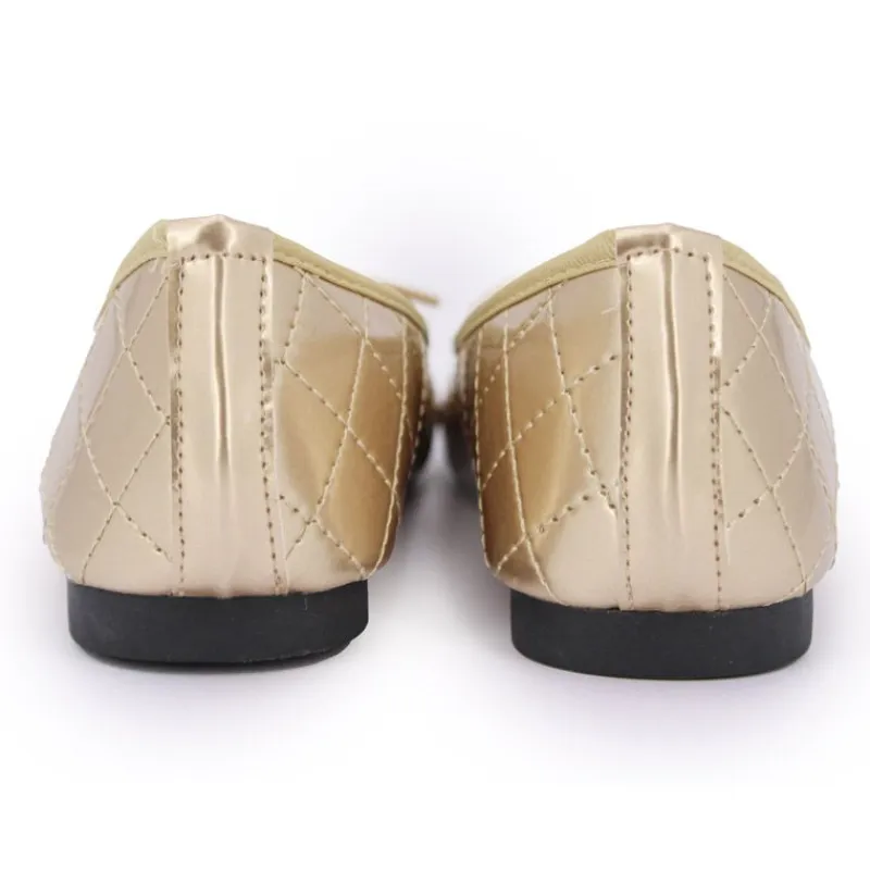 Hot Ballerine matelassée Femme Femme Ballerines, Slippers