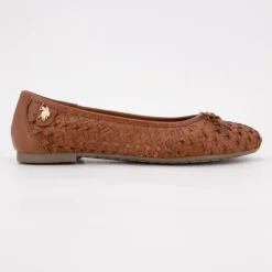 Outlet Ballerines julia tissées logo écusson relief Femme Femme Ballerines, Slippers