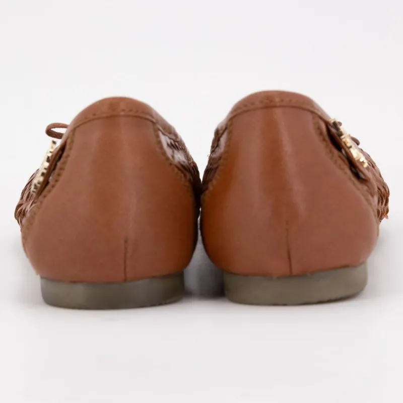Outlet Ballerines julia tissées logo écusson relief Femme Femme Ballerines, Slippers