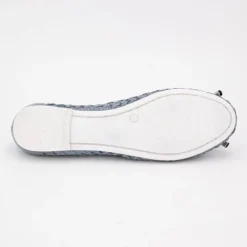 Hot Ballerines julia tissées logo écusson relief Femme Femme Ballerines, Slippers