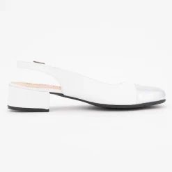 Hot Ballerines loulou nappa argent cuir Femme Femme Ballerines, Slippers