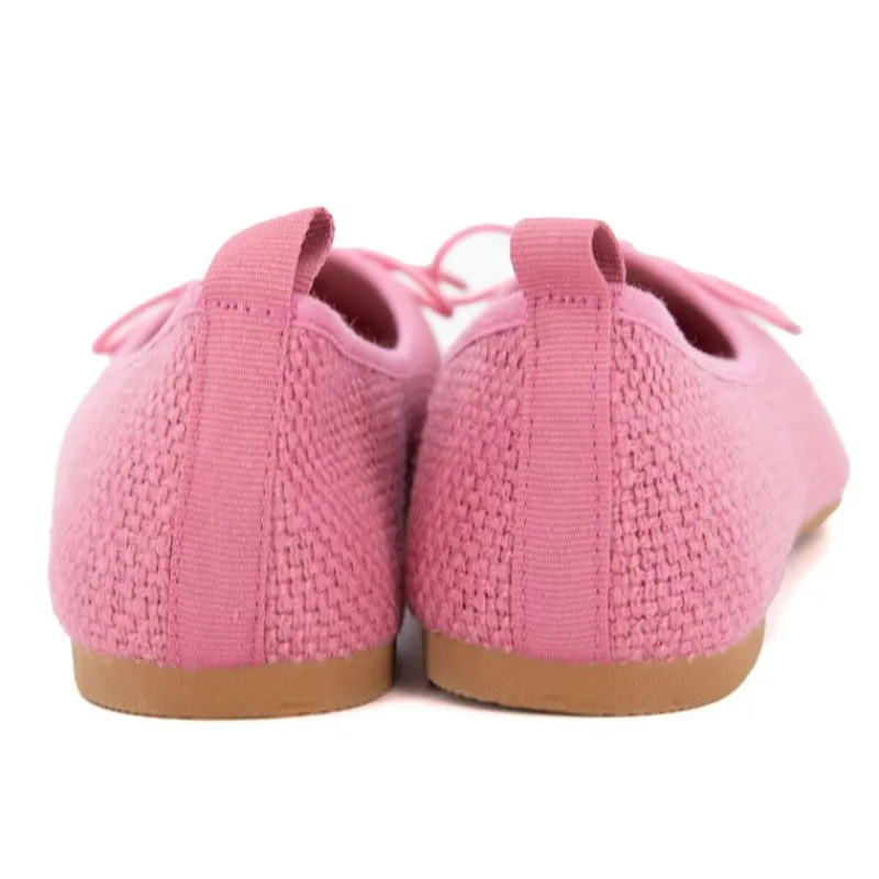 Sale Ballerines tissu apolina effet crochet avec noeud Femme Femme Ballerines, Slippers