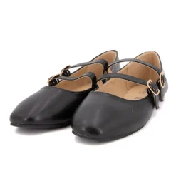 Online Ballerines zayanita double brides avec boucles Femme Femme Ballerines, Slippers
