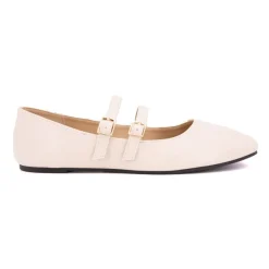 Ballerines zayanita double brides avec boucles Femme Femme Ballerines, Slippers