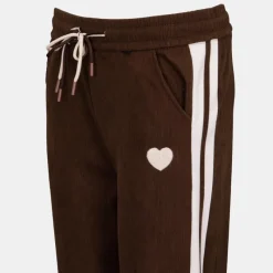 Sale Bas de jogging avec bandes nelsy avec coeur Femme Femme Pantalon|Vetements De Sports Femme