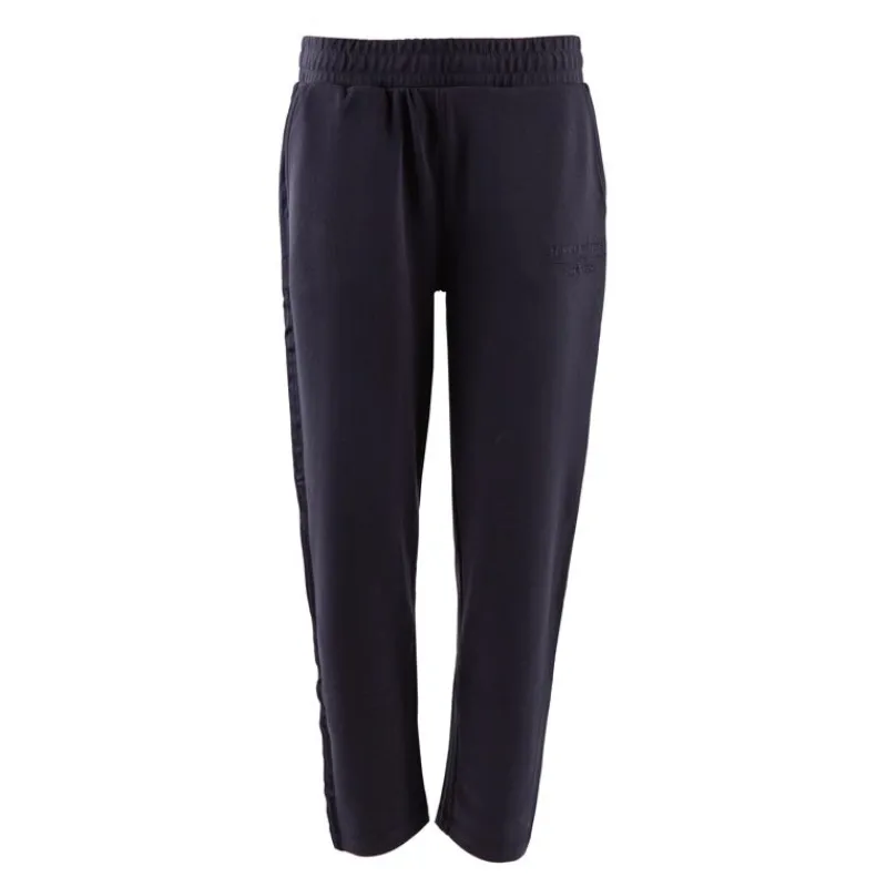 Bas de jogging droit bleu foncé Femme Femme Vetements De Sports Femme|Pantalon