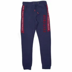 Hot Bas de jogging inscription côté brodée coton mélangé Enfant Enfant Jogging, Legging
