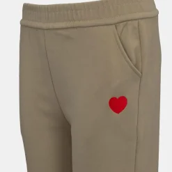 Clearance Bas de jogging ultra doux chanda avec coeur brodé Femme Femme Pantalon|Vetements De Sports Femme