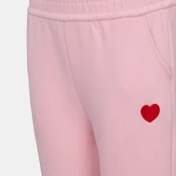 Outlet Bas de jogging ultra doux chanda avec coeur brodé Femme Femme Pantalon|Vetements De Sports Femme