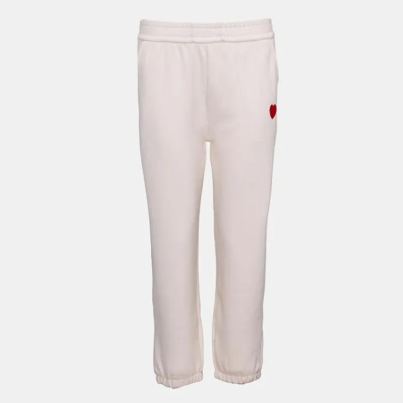 Best Bas de jogging ultra doux chanda avec coeur brodé Femme Femme Pantalon|Vetements De Sports Femme