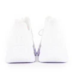 Clearance Baskets à lacets en tissu semelle épaisse he Femme Femme Baskets, Sneakers