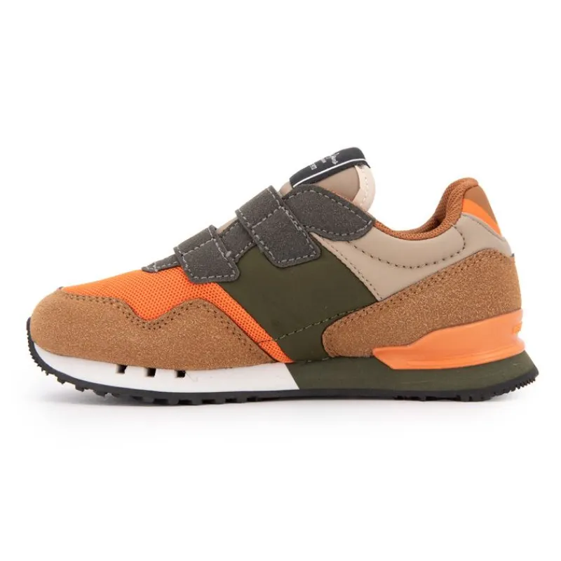 Outlet Baskets à scratch london nut brown suédine Enfant Enfant Chaussures Garçon|Chaussures Fille