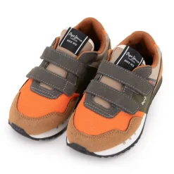 Outlet Baskets à scratch london nut brown suédine Enfant Enfant Chaussures Garçon|Chaussures Fille