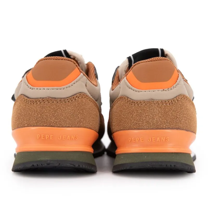 Outlet Baskets à scratch london nut brown suédine Enfant Enfant Chaussures Garçon|Chaussures Fille