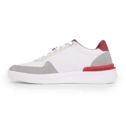 Online Baskets basses bleu rouge à lacets Homme Homme Baskets, Sneakers
