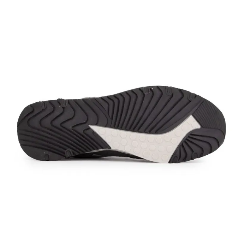 Discount Baskets basses en toile avec fermeture éclair tissu chiné Homme Homme Baskets, Sneakers