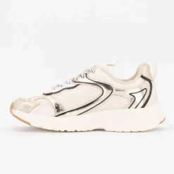 Hot Baskets basses gold toile avec lacets à motifs Femme Femme Baskets, Sneakers