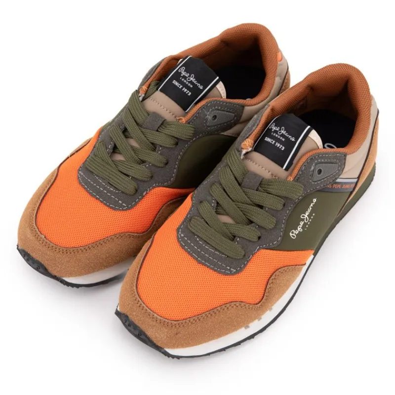 Discount Baskets basses London park avec lacets semelle colorée Enfant Enfant Chaussures Fille|Chaussures Garçon