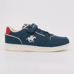 Hot Baskets basses navy brooklyn avec scratch Enfant Enfant Chaussures Garçon|Chaussures Fille