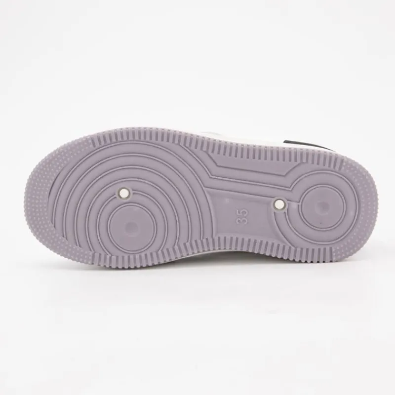 Clearance Baskets basses semelle épaisse lacets avec vagues Enfant Enfant Chaussures Fille|Chaussures Garçon