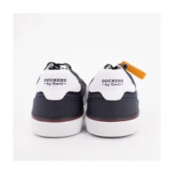 Outlet Baskets basses toile couleur bleu marine à lacets Homme Homme Baskets, Sneakers