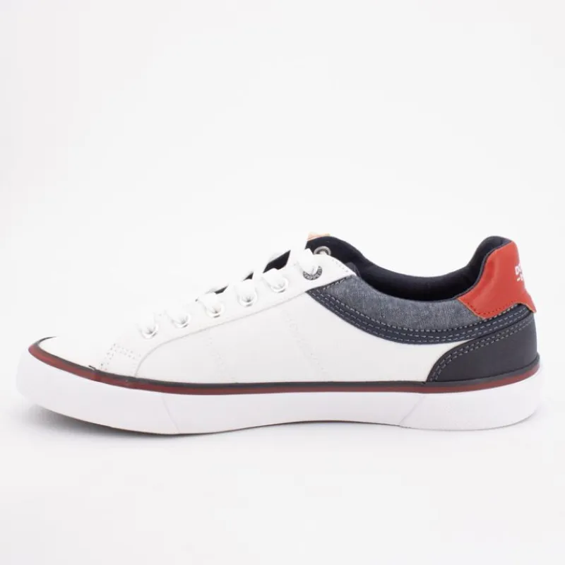 Hot Baskets basses toile couleur bleu marine à lacets Homme Homme Baskets, Sneakers