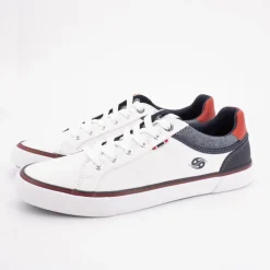 Hot Baskets basses toile couleur bleu marine à lacets Homme Homme Baskets, Sneakers