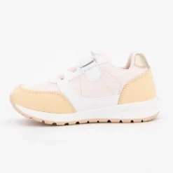 Best Baskets bi colore avec scratch semelle blanche beige Verone Enfant Enfant Chaussures Fille|Chaussures Garçon