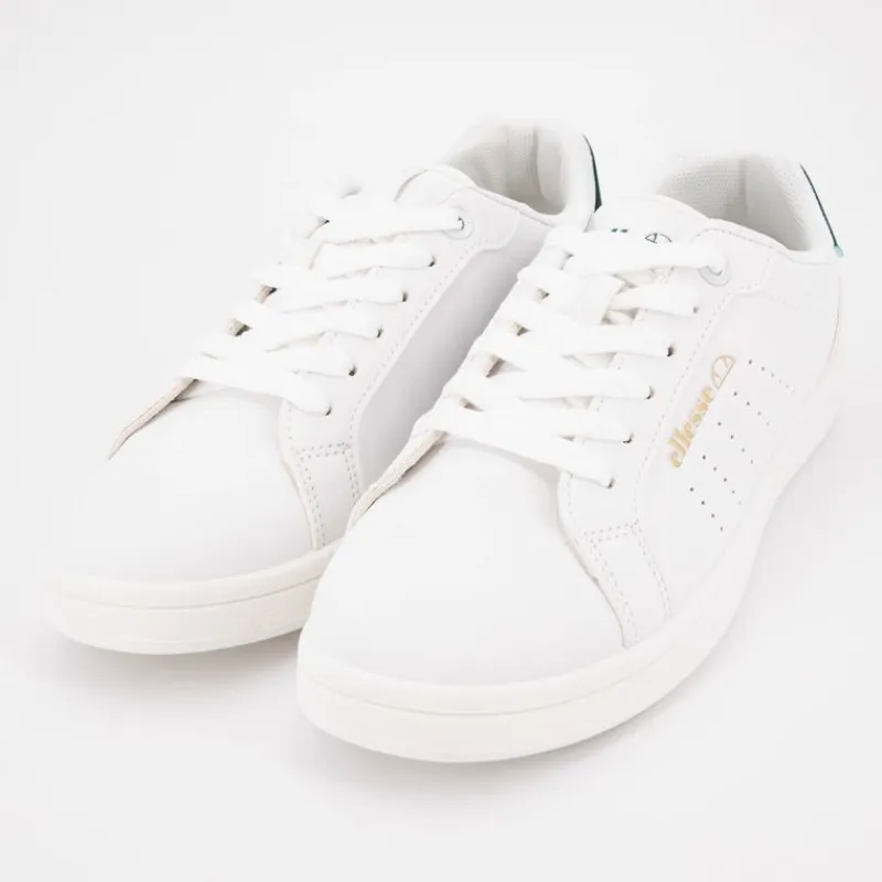 Online Baskets hes empiècement vert avec logo doré Femme Femme Baskets, Sneakers