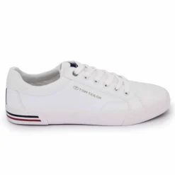 Hot Baskets hes en toile liseré bleu et rouge Homme Homme Baskets, Sneakers