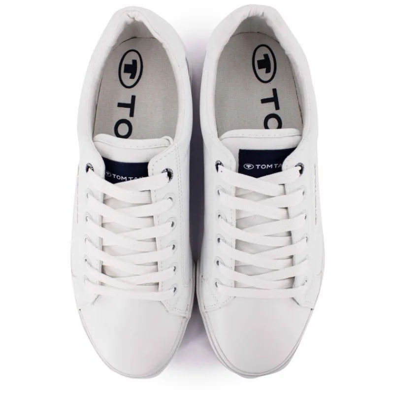 Hot Baskets hes en toile liseré bleu et rouge Homme Homme Baskets, Sneakers