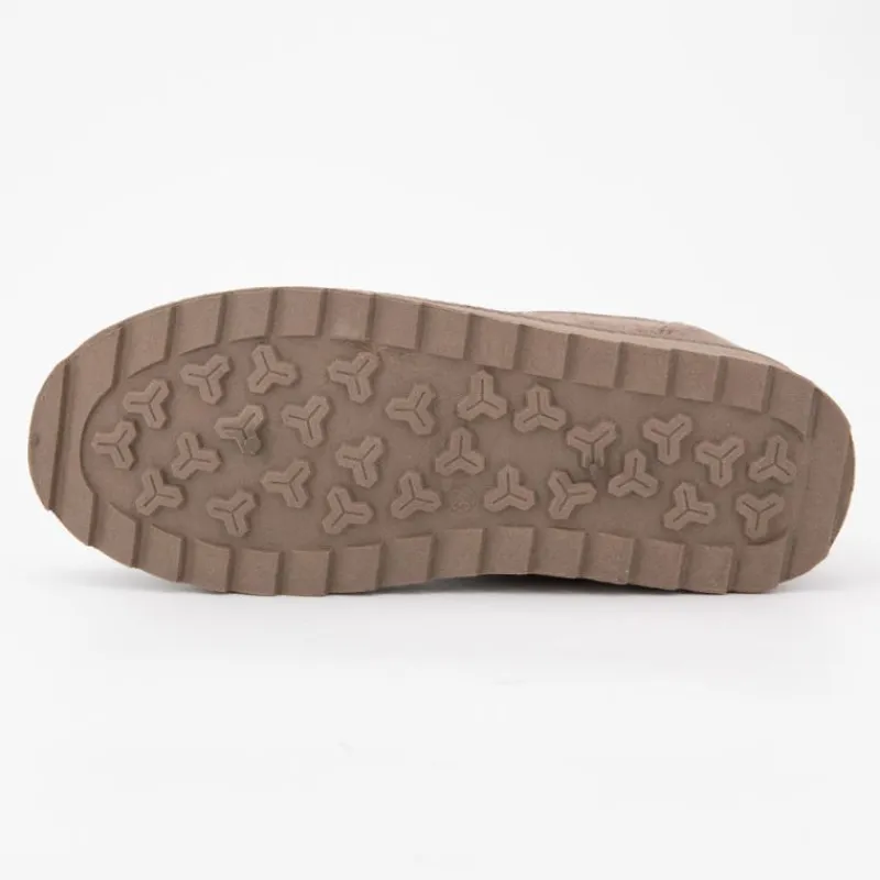 Outlet Baskets chunky plateforme douclure sherpa Femme Femme Baskets, Sneakers