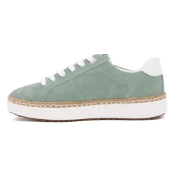 Hot Baskets couleur menthe avec corde Femme Femme Baskets, Sneakers