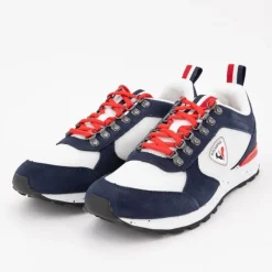 New Baskets cuir à lacets héritage semelle à motif Femme Femme Baskets, Sneakers