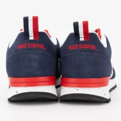 New Baskets cuir à lacets héritage semelle à motif Femme Femme Baskets, Sneakers