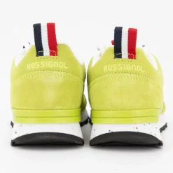 Hot Baskets cuir à lacets héritage semelle à motif Femme Femme Baskets, Sneakers