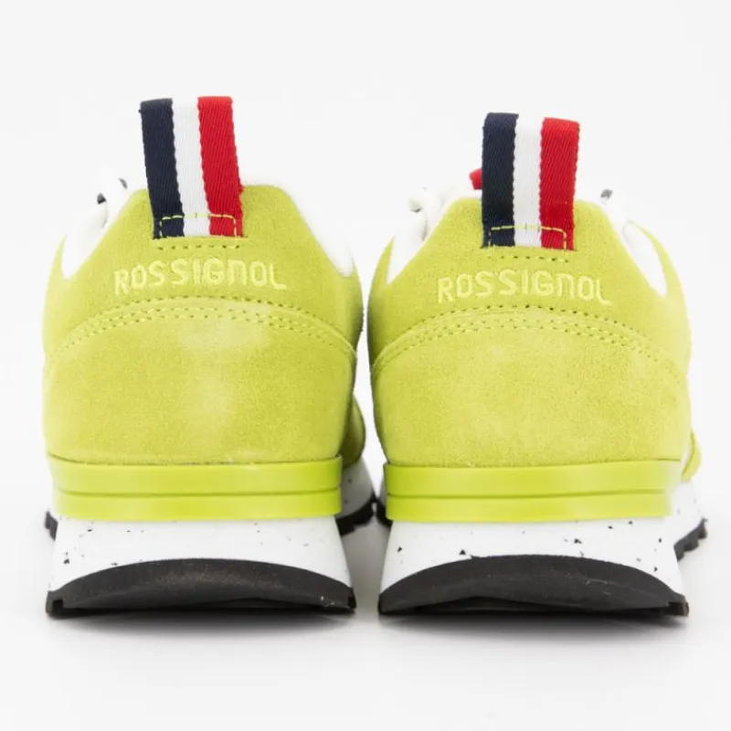 Hot Baskets cuir à lacets héritage semelle à motif Femme Femme Baskets, Sneakers