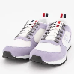 Clearance Baskets cuir à lacets héritage semelle à motif Femme Femme Baskets, Sneakers