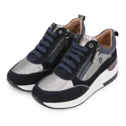 Online Baskets cuir compensées semelle contrastée Femme Femme Baskets, Sneakers