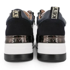 Online Baskets cuir compensées semelle contrastée Femme Femme Baskets, Sneakers