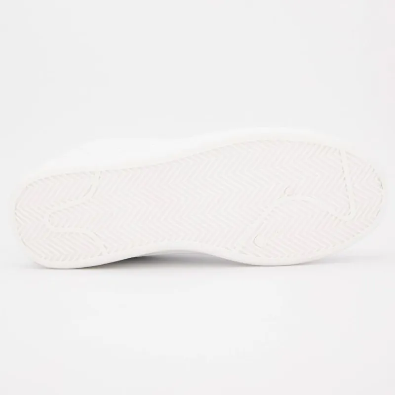 Baskets effet cuir avec détail coloré à lacets Homme Homme Baskets, Sneakers