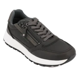 Best Baskets effet daim avec zips semelle blanche Homme Homme Baskets, Sneakers