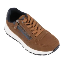 New Baskets effet daim avec zips semelle blanche Homme Homme Baskets, Sneakers