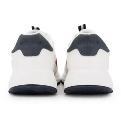 Outlet Baskets en tissu à lacets avec bandes colorées Homme Homme Baskets, Sneakers