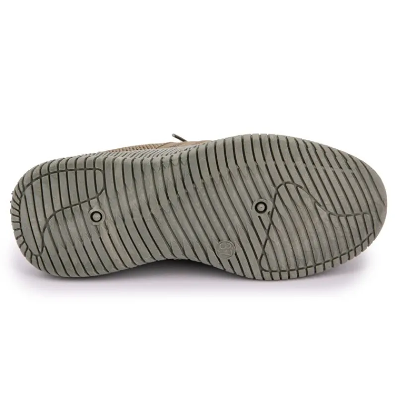 Outlet Baskets en toile à lacets Femme Femme Baskets, Sneakers